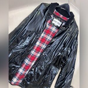 Vintage Black Rain Jacket